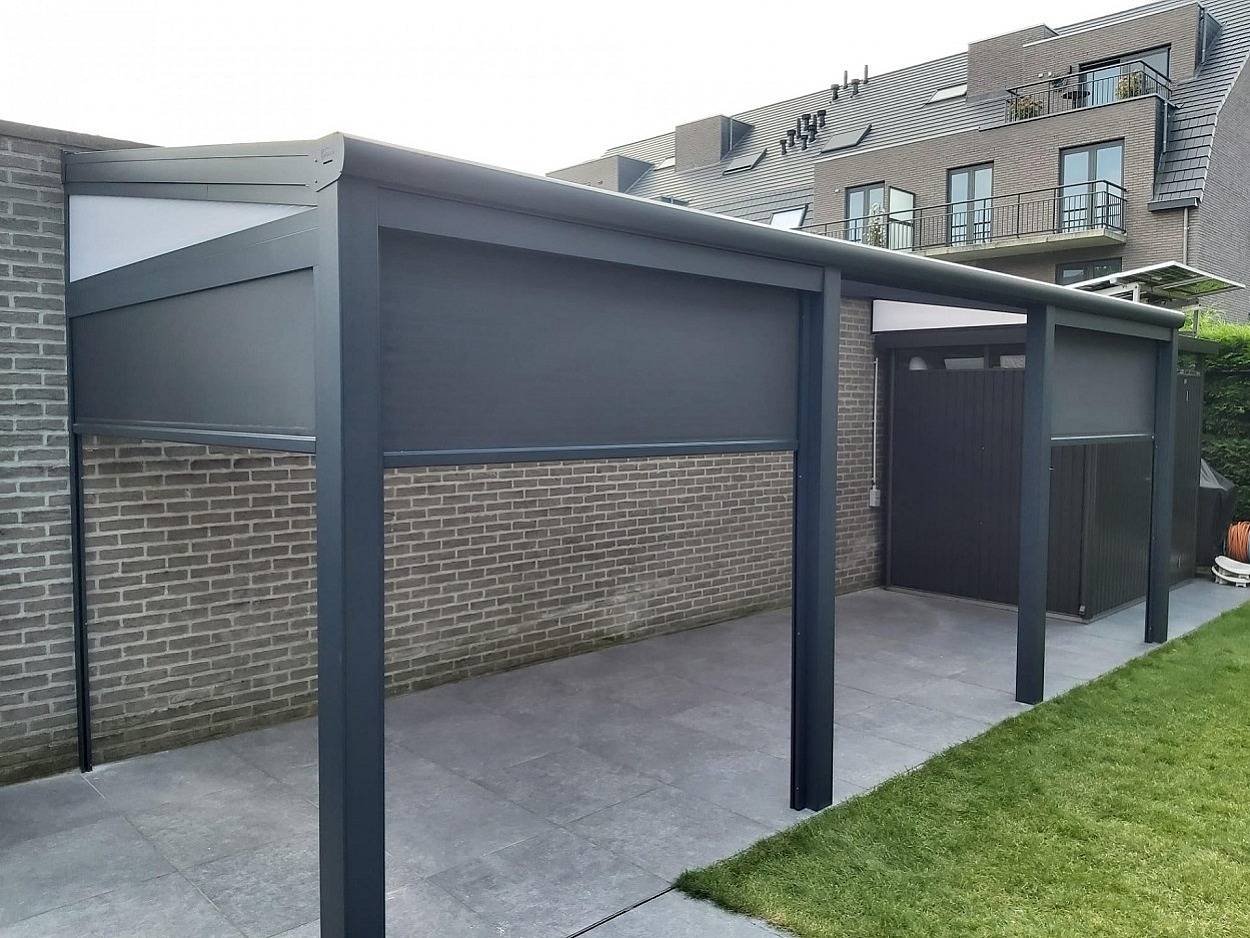 V905 Iseo PC terrasoverkapping met ritzscreens Brasschaat 4