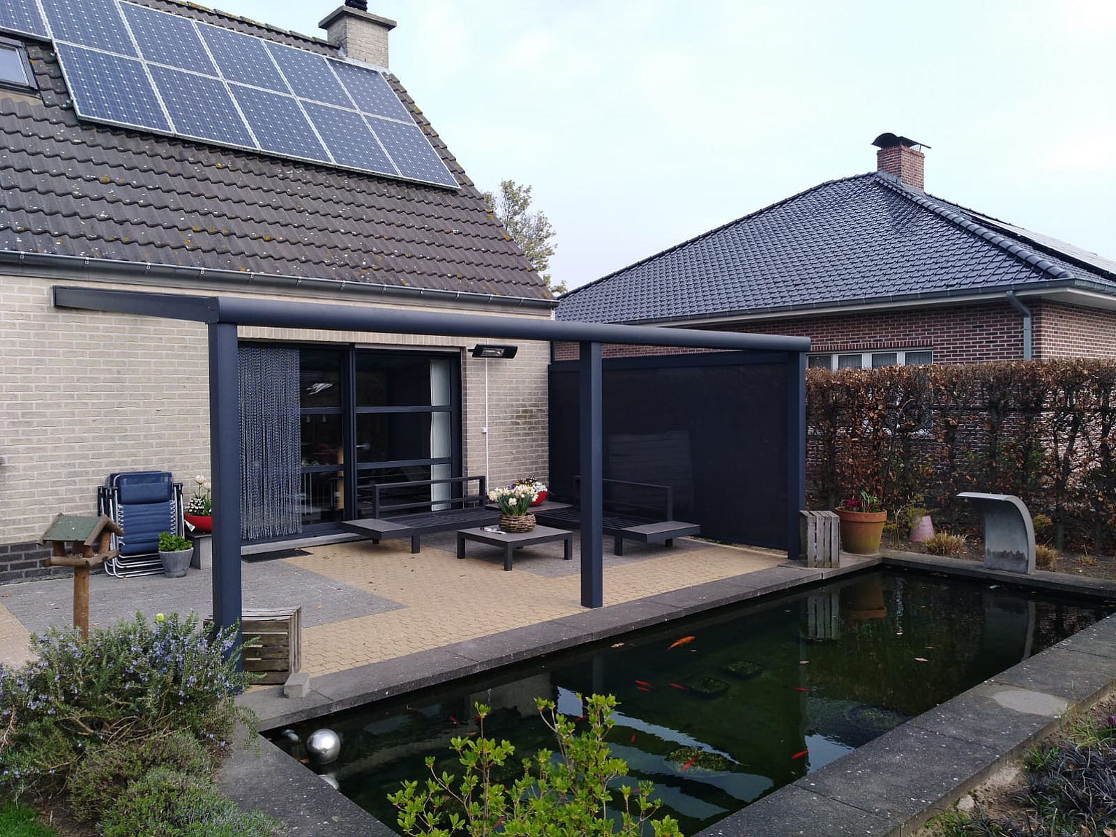 V908 Ledro terrasoverkapping met glas 2940 Stabroek6