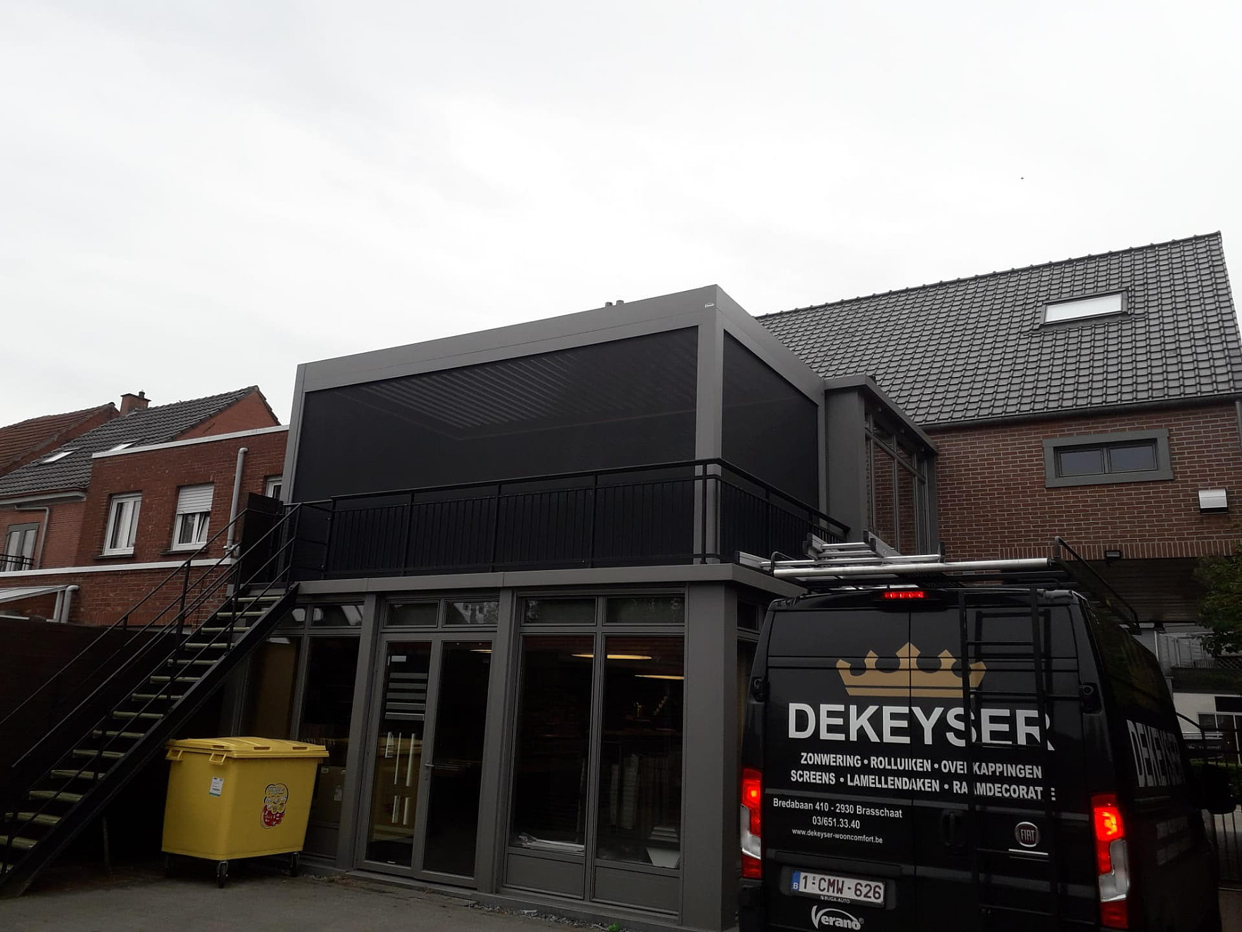 V870 Arezzo lamellendak met arezzoscreens Rijkevorsel 4