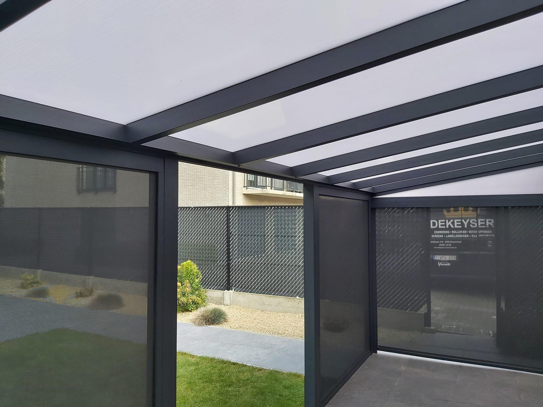 V905 Iseo PC terrasoverkapping met ritzscreens Brasschaat 10
