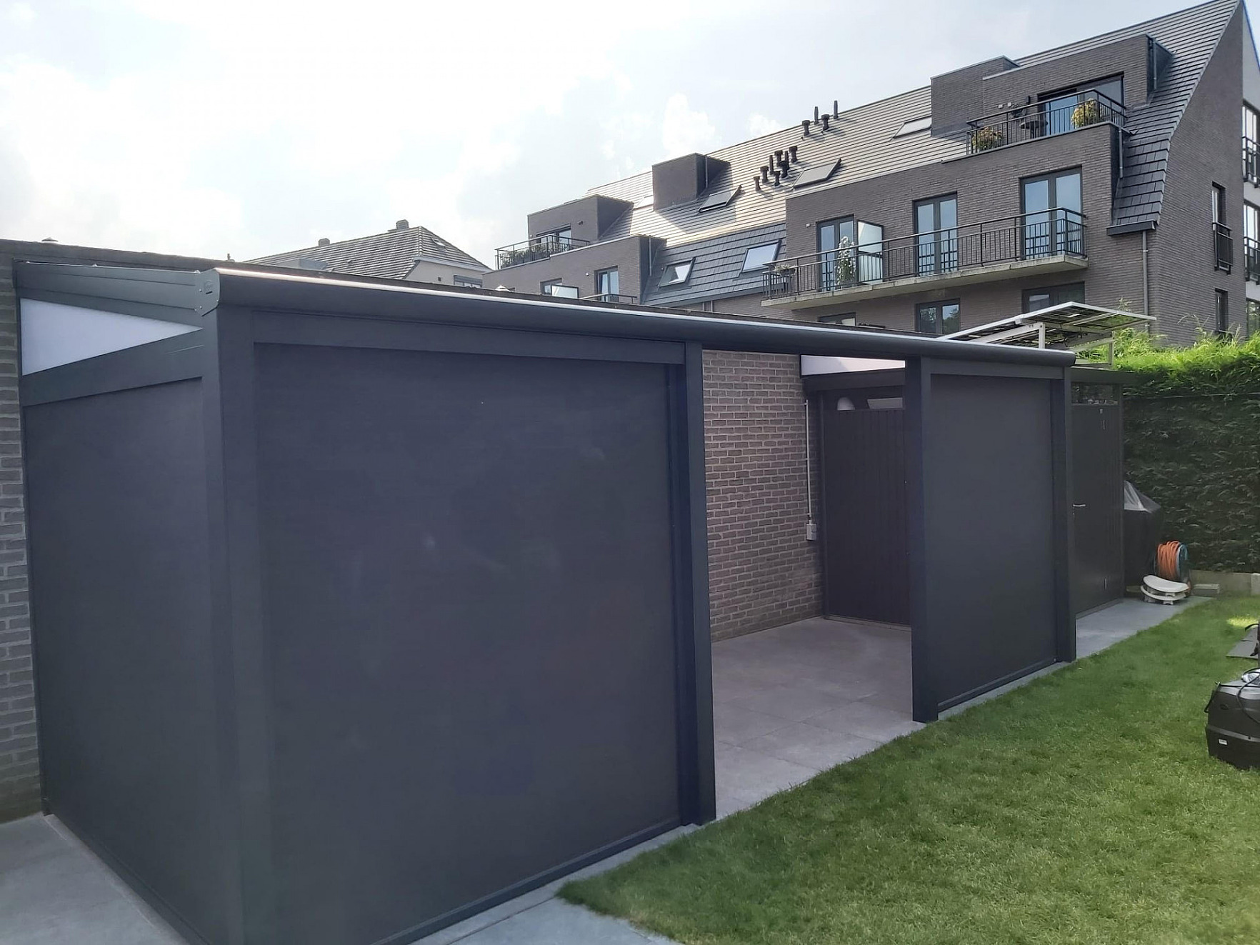 V905 Iseo PC terrasoverkapping met ritzscreens Brasschaat 11