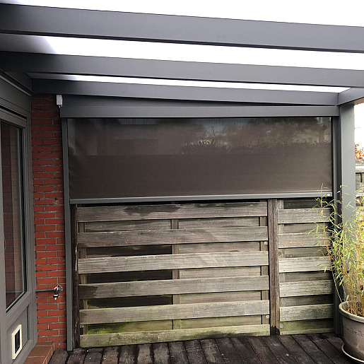 Ritzscreen V550 S in bestaande Verano terrasoverkapping - Mortsel