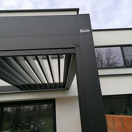 Lamellendak V870 Arezzo met Arezzoscreens en dimbaar ledverlichting - Ekeren