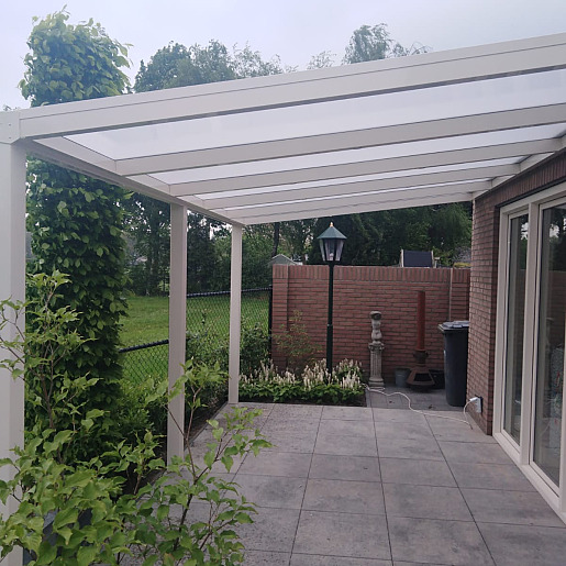 Terrasoverkapping V905 Iseo met polycarbonaatplaten - Baarle-Hertog
