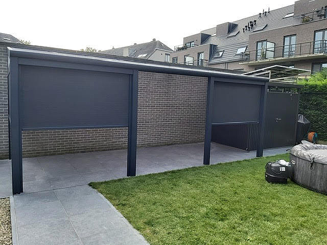 V905 Iseo PC terrasoverkapping met ritzscreens Brasschaat 5