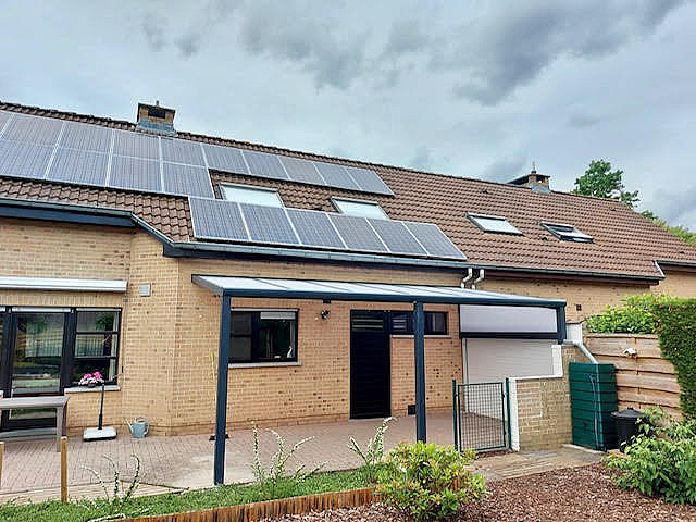 V905 Iseo terrasoverkapping met polycarbonaat Brasschaat