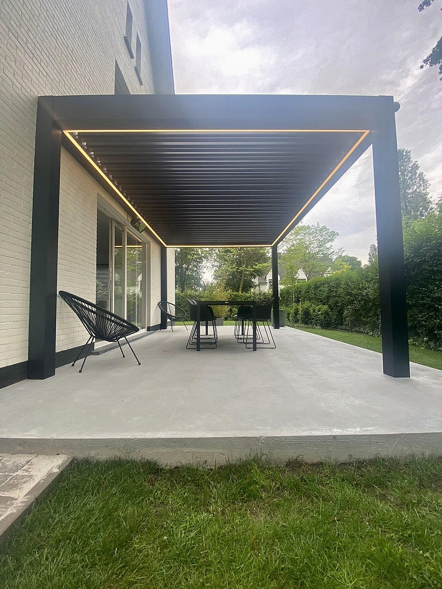 V870 Arezzo lamellendak Kapellen - aluminium lamellen